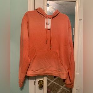 BDG Urban Outfitters Orange Hoodie Sweatshirt. NWT Size Large